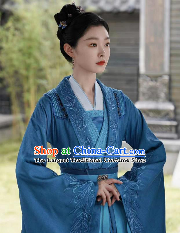Romantic Drama Destined Chang Feng Du Liu Yu Ru Dress China Ancient Song Dynasty Noble Woman Costumes