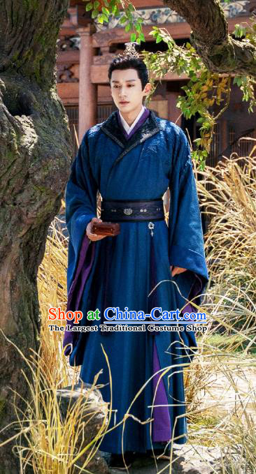 China Romantic Drama Destined Chang Feng Du Luo Zi Shang Outfit Ancient Song Dynasty Young Male Costumes
