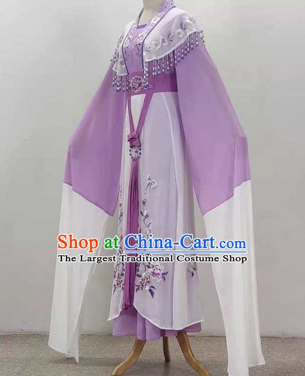 Purple Peony Hua Dan Miss Costume Princess Costume Drama Opera Yue Opera Qiong Opera Huangmei Stage Costume