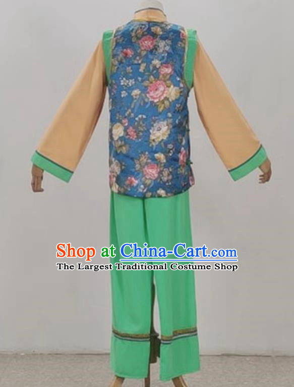 Drama Lao Dan Costumes Ancient Costumes Shaoxing Opera Huangmei Opera Costumes Cai Dan Clothes Matchmaker Opera Costumes