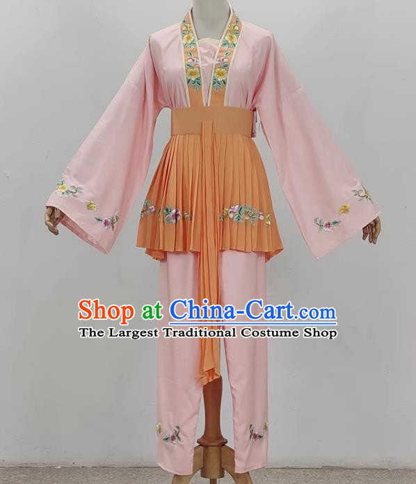 Light Pink Opera Maid Costume Ancient Costume Shaoxing Opera Huangmei Opera Performance Costume Five Girls Birthday Maid Costume Stage Performance Costume