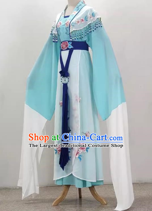 Blue Peony Hua Dan Miss Costume Princess Costume Drama Opera Yue Opera Qiong Opera Huangmei Stage Costume