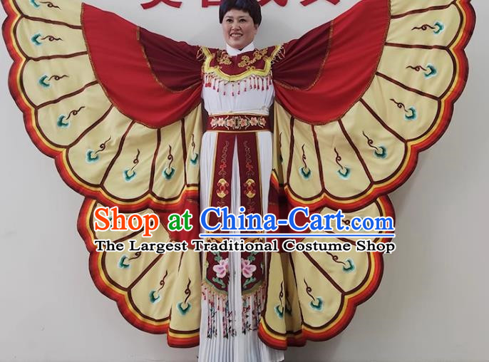 Red Yue Opera Butterfly Butterfly Costumes Costumes Huangmei Opera Cantonese Opera Big Butterfly Clothes Opera Costumes