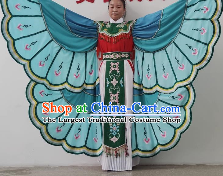 Blue Yue Opera Butterfly Lovers Costume Costume Costume Huangmei Opera Cantonese Opera Big Butterfly Costume Opera Costume