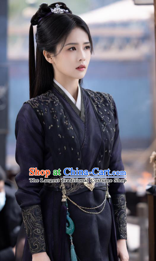 China Xianxia TV Series Ancient Swordswoman Clothing Till The End of The Moon Heroine Sang Jiu Replica Costumes