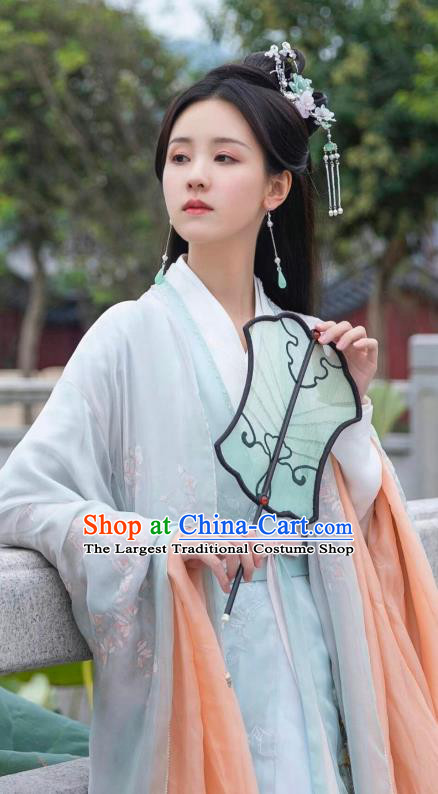China Xianxia TV Series Ancient Princess Dress Clothing Till The End of The Moon Goddess Ye Bingchang Replica Costumes