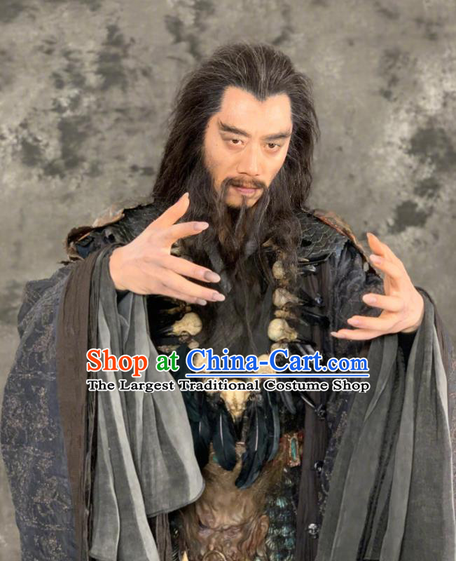 China Film Ancient Shang Dynasty Warrior Costumes Creation of the Gods I Kingdom of Storms Demon Monk Shen Gongbao Clothing