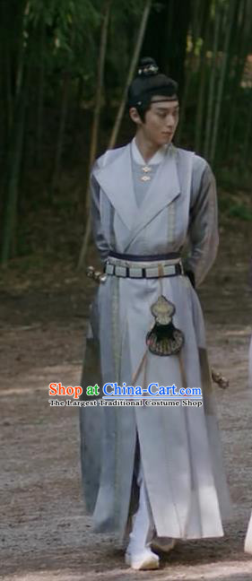 Chinese Traditional Hanfu Clothing Ancient Swordsman Costumes TV Drama Unchained Eunuch Xiao Duo Outfit