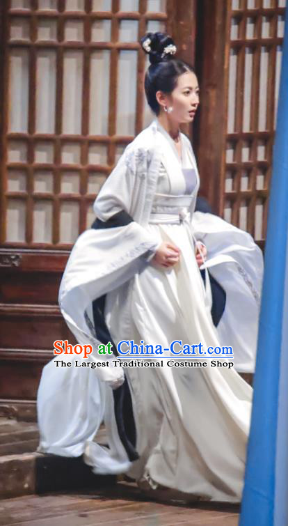 Ancient Chinese Court Woman Costumes TV Drama Unchained Bu Yin Lou Dress Traditional Song Dynasty Imperial Concubine Hanfu Clothing