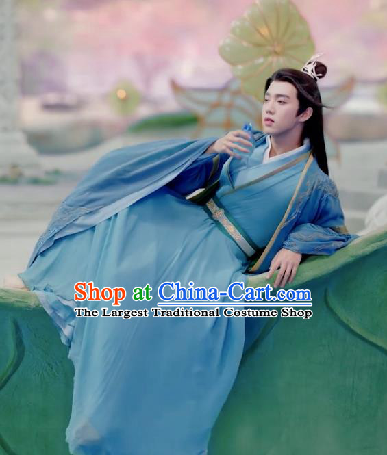 Drama Chong Zi Young Lord Zhuo Hao Clothing China Ancient Swordsman Costumes Traditional Hanfu Childe Garments