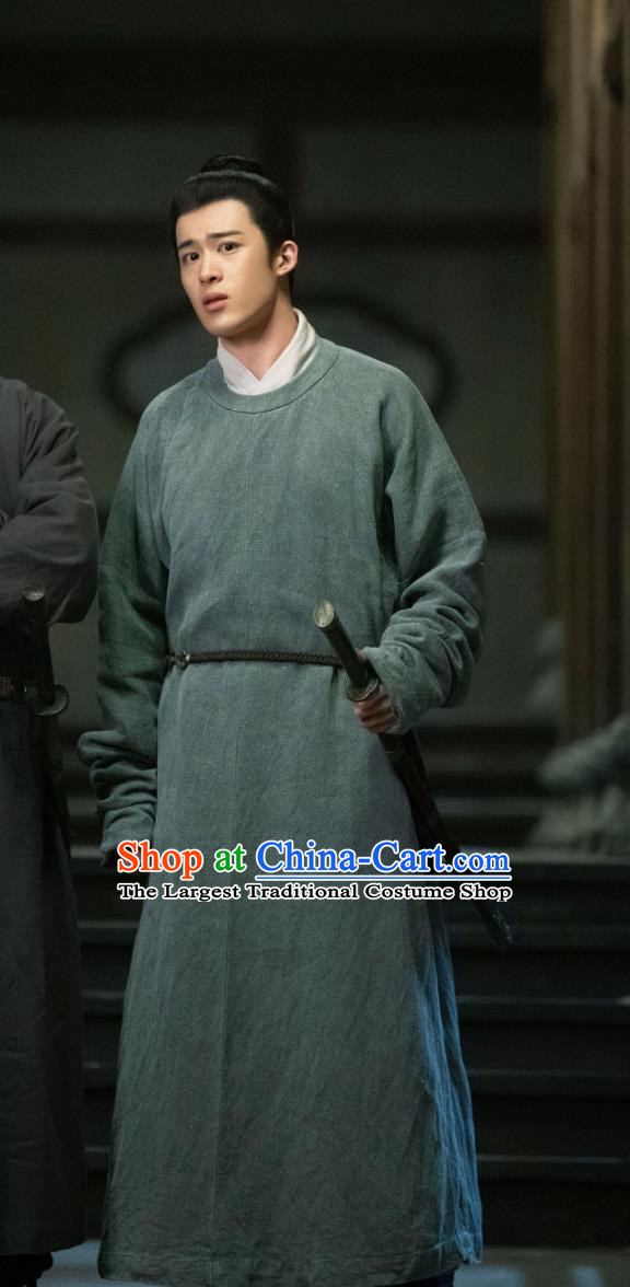 TV Series Scent Of Time Ancient Swordsman Chen Yuan Green Robes Chinese Song Dynasty Young Hero Hanfu Clothing