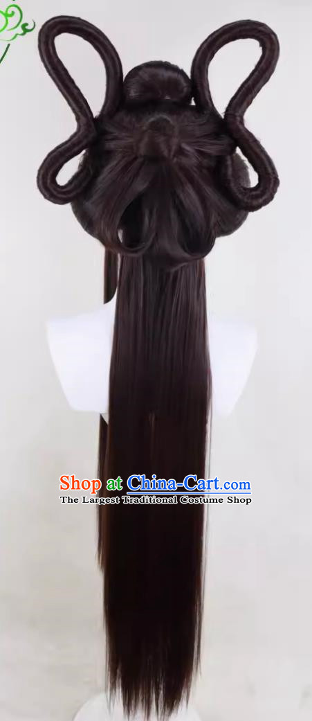 Cosplay Fake Hair Three Kingdoms Killing Diao Chan Cos Ancient Style Female Style Custom Wig