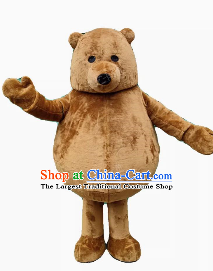 High Quality Bear Doll Costume Cute Brown Bear Wearing Doll Costume Ikea Stupid Bear Walking Doll Stuffed Bear