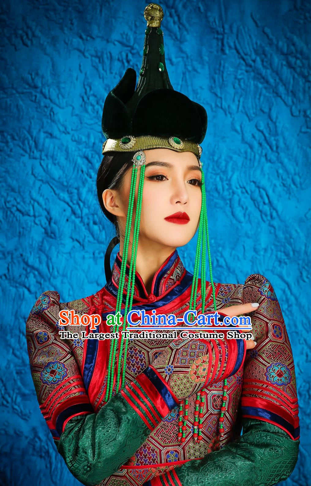 Mongolian Hat Female Wedding Bridal Headwear Catwalk Performance Stage Performance Hair Accessories