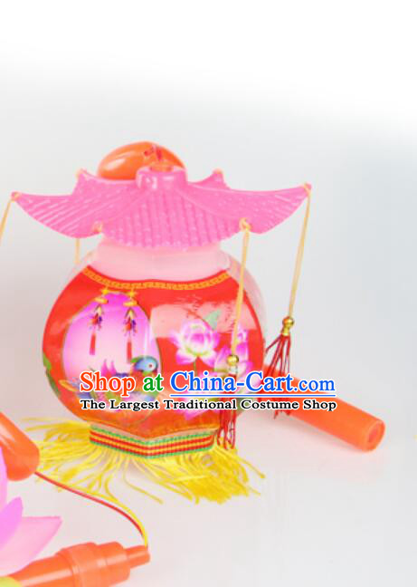 Asian Portable Palace Lantern Chinese Musical Lamp Traditional New Year Lantern