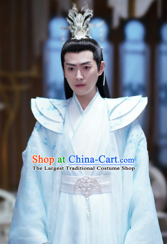 Chinese Ancient Heaven Emperor Clothing 2024 Xian Xia TV Series The Last Immortal Lord Lan Feng Garment Costumes