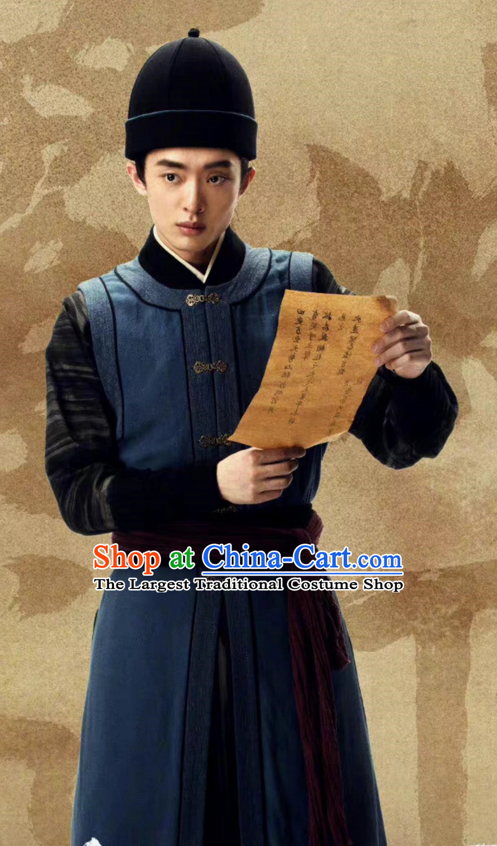 Chinese Ancient Ming Dynasty Constable Outfit Historical TV Series Ripe Detective Qu San Geng Clothing