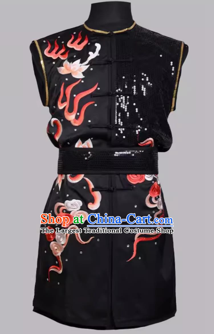 Martial Arts Wear New Sleeveless Nanquan Suit Men Practice Competition Wear