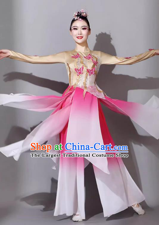 Female Solo Dance Art Examination Dance Dress Wanjiang Classical Dance Performance Costume Chinese Dance Umbrella Dance Pink Clothing