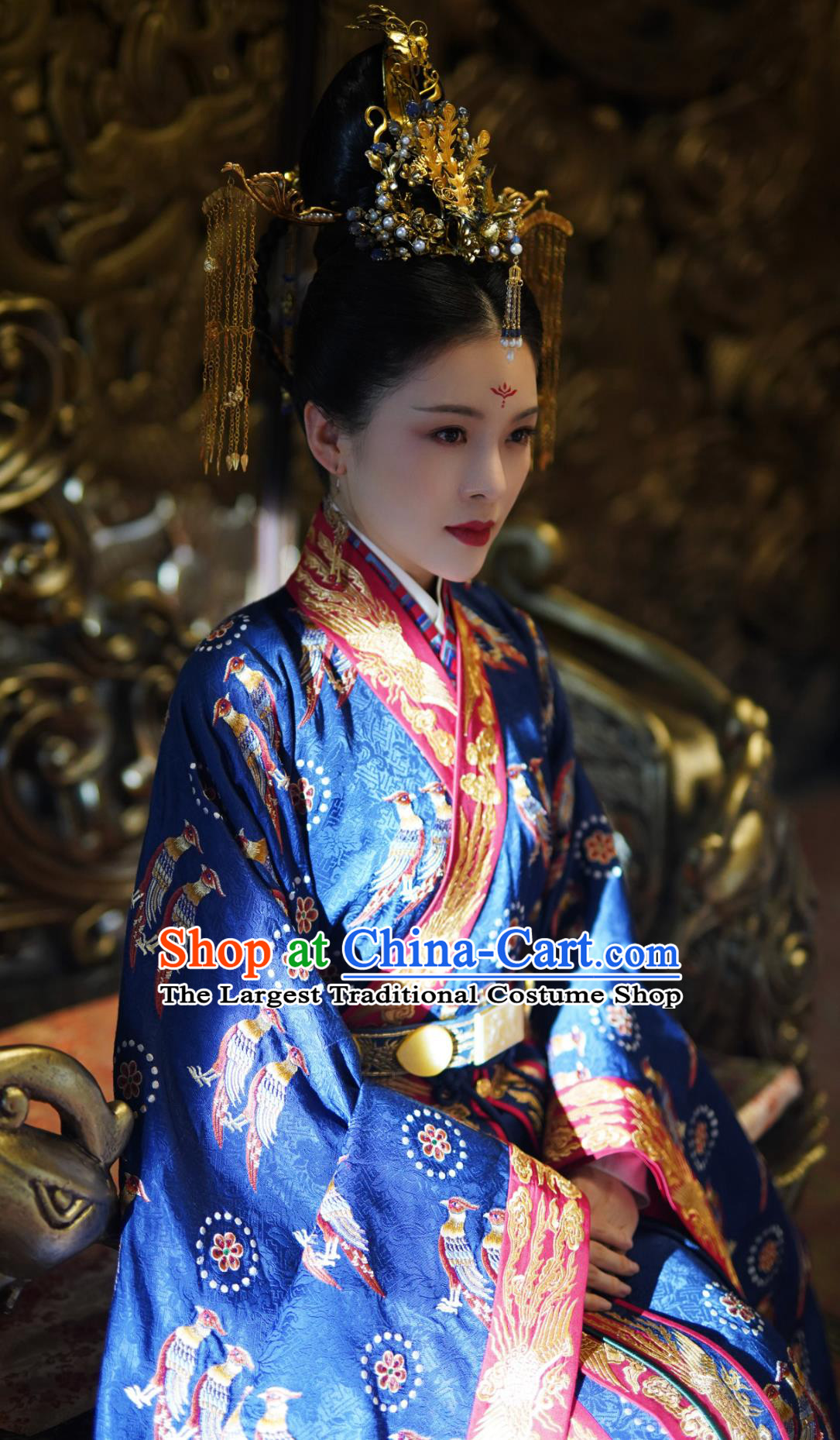 Ancient China Song Dynasty Empress Garment Costumes Chinese TV Series The Promise of Chang An He Lan Ming Yu Hanfu Dress