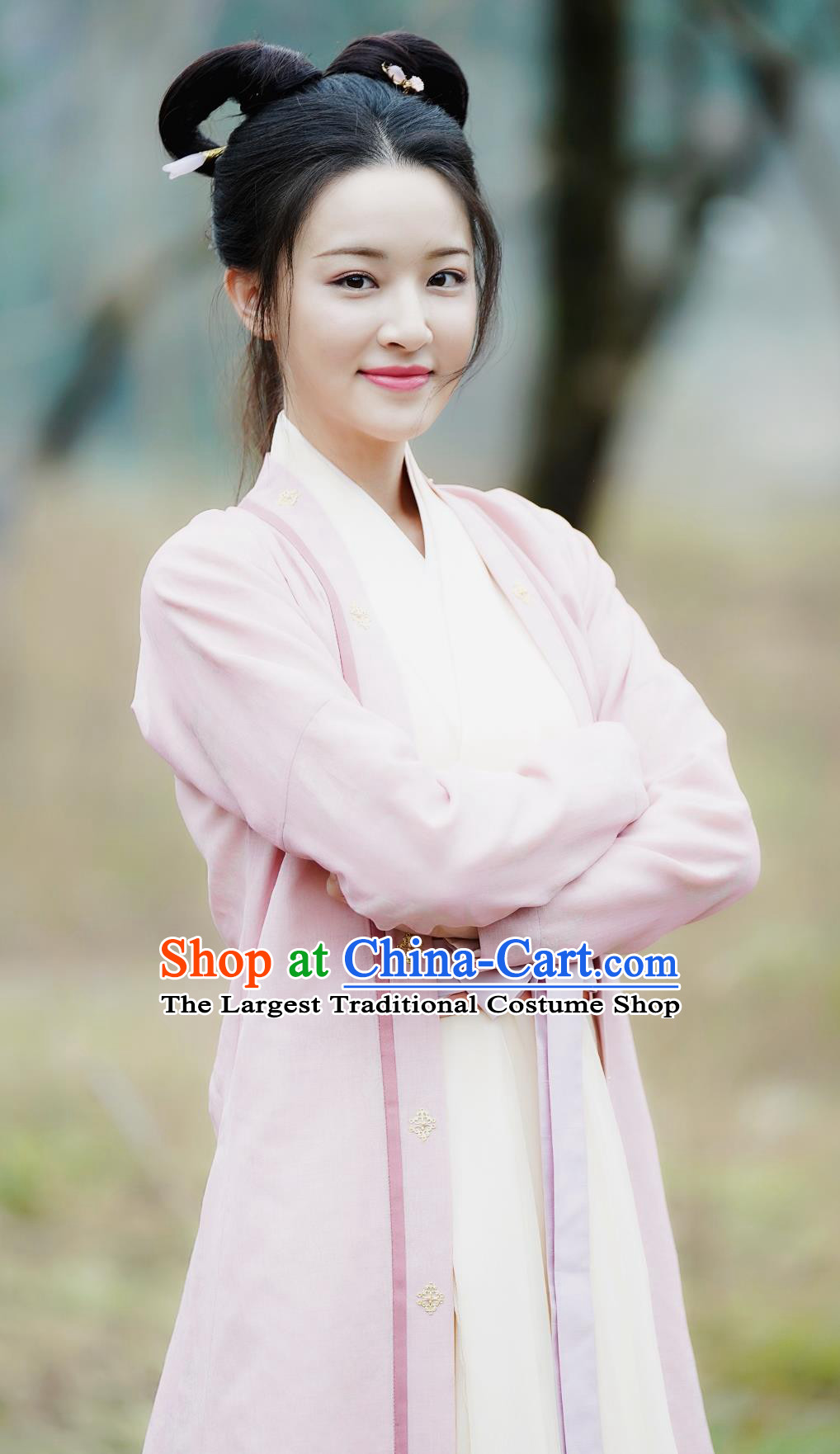 TV Series The Promise of Chang An Lin Zhen Er Dress Ancient China Young Lady Hanfu Chinese Traditional Song Dynasty Woman Clothing