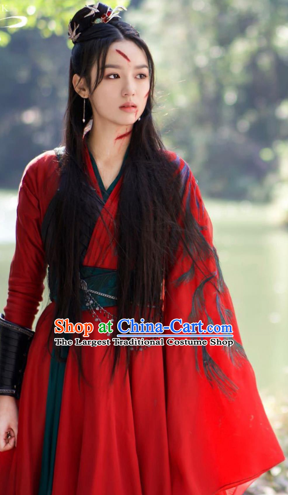 Ancient China Super Heroine Red Costumes 2023 TV Series Back From The Brink Swordswoman Yan Hui Dress Clothing