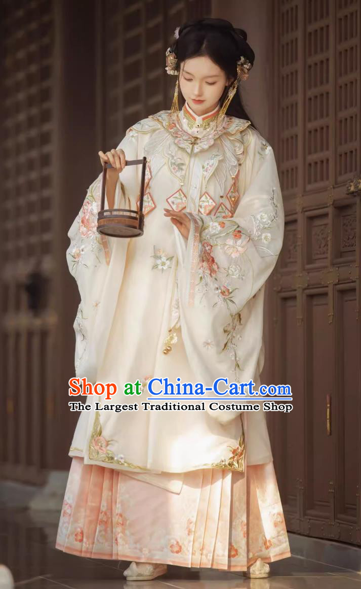 China Traditional Hanfu Dresses Ancient Palace Princess Clothing Chinese Ming Dynasty Noble Woman Costumes