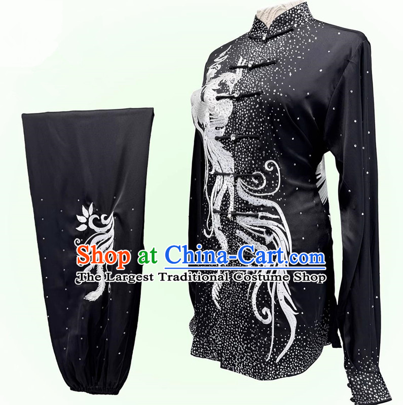 Starry Diamond Tai Chi Suit Group Wushu Competition Costume Chinese Kung Fu Performance Clothing