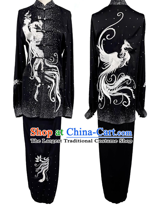 Starry Diamond Tai Chi Suit Group Wushu Competition Costume Chinese Kung Fu Performance Clothing