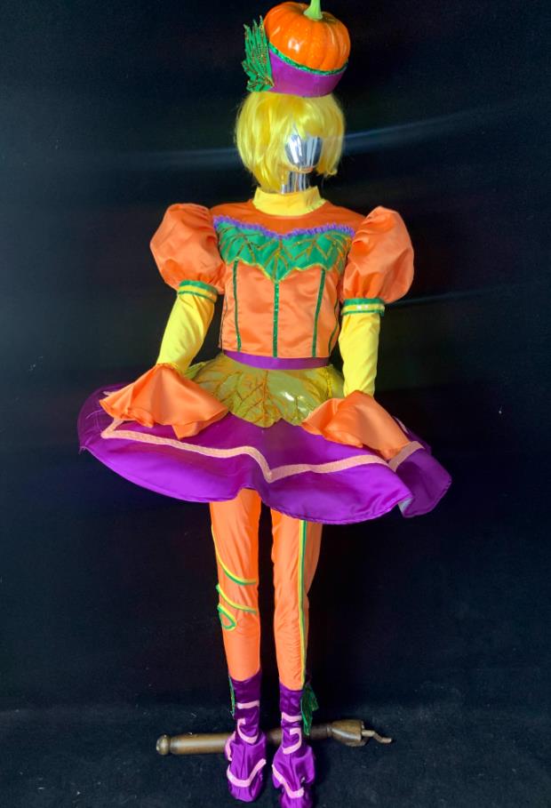 Pumpkin Princess Parade Performance Stage Costume Halloween Cosplay Outfit