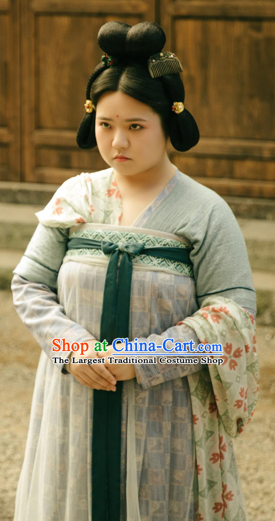 Drama Wind Rises in Luoyang Servant Girl Yun Zhi Clothing Chinese Tang Dynasty Woman Clothing Traditional Hanfu Dress