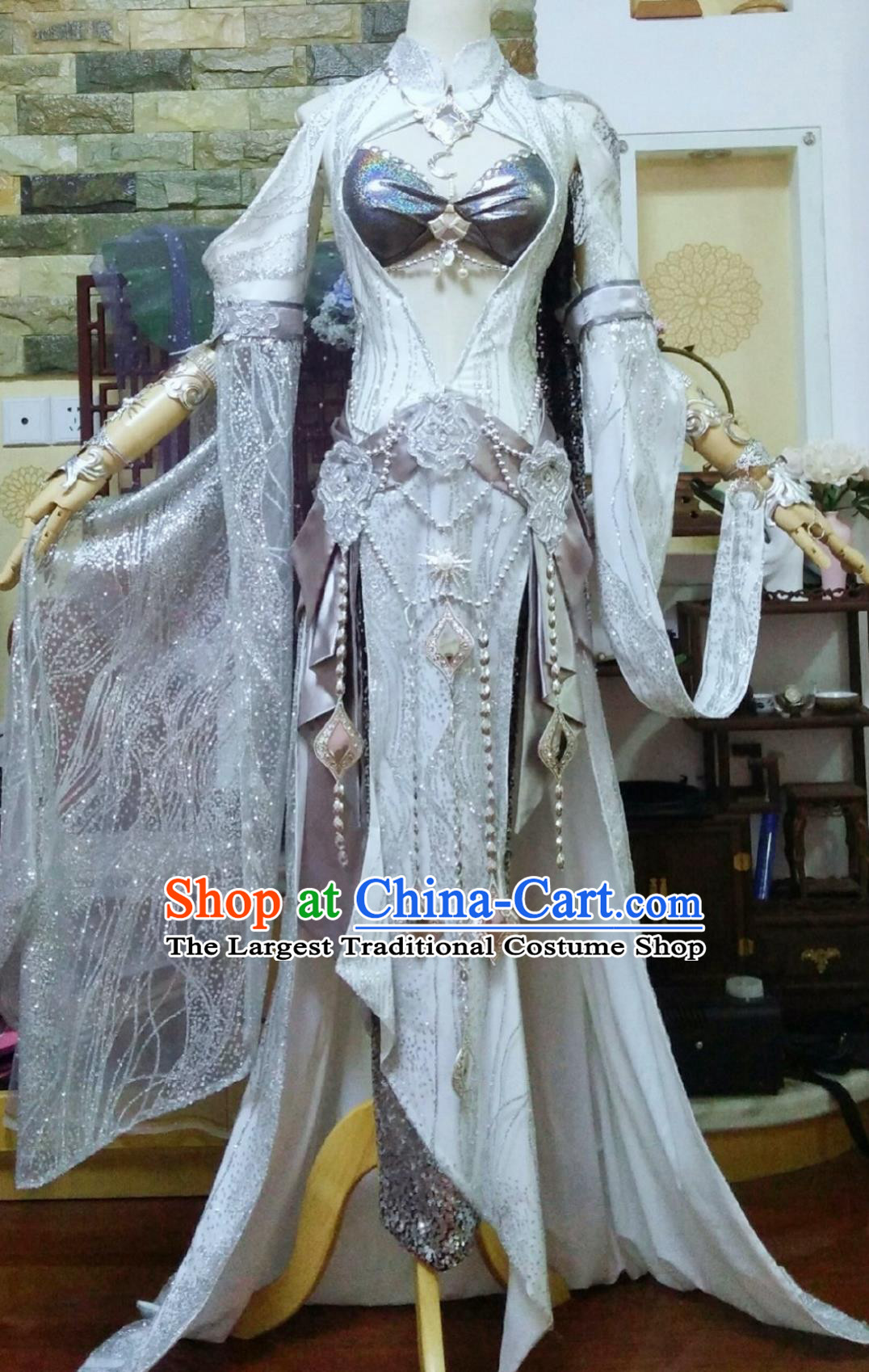 Jian Xia Qing Yuan 3 Mingjiao Princess Dress Cosplay Swordswoman Costume Miao Jie Clothing