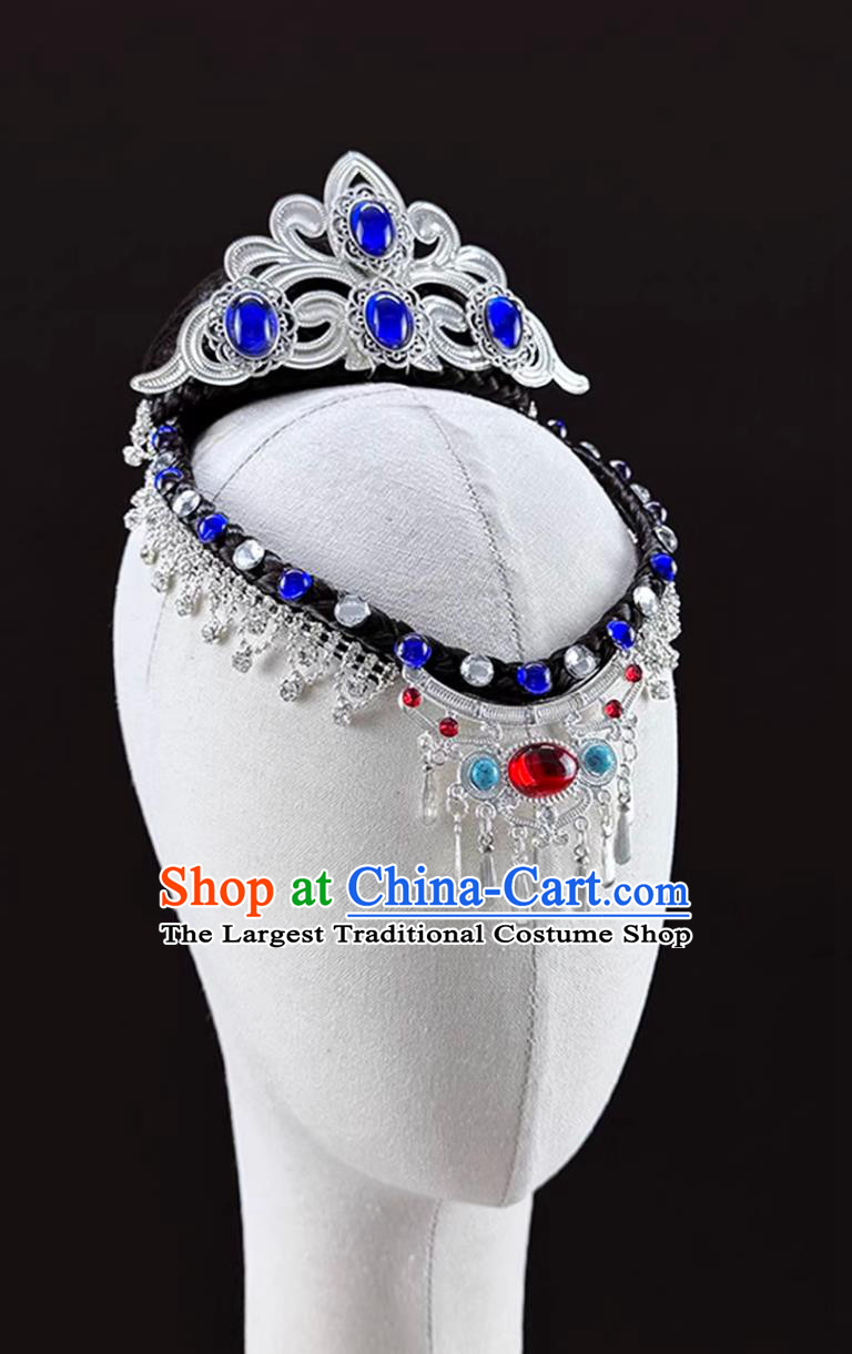 Ethnic Minority Mongolian Dance Headdress Tao Li Cup Zhang Xinyan Same Style Performance Headpiece