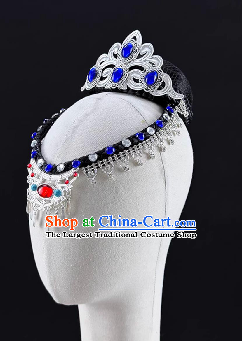 Ethnic Minority Mongolian Dance Headdress Tao Li Cup Zhang Xinyan Same Style Performance Headpiece