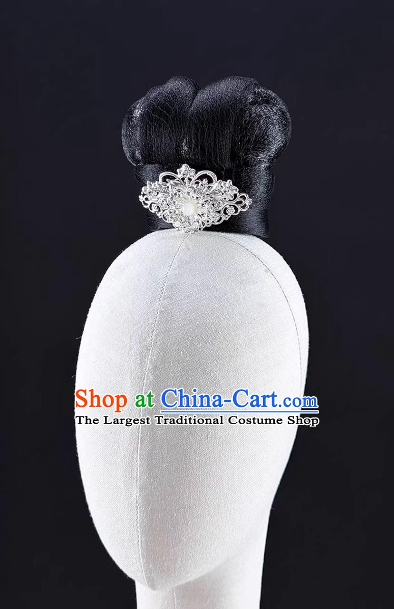 Classical Han Tang Dynasty Dance Hua Xiao Yi Endless Longing Dance Headdress Ancient Chinese Stage Performance Headpiece
