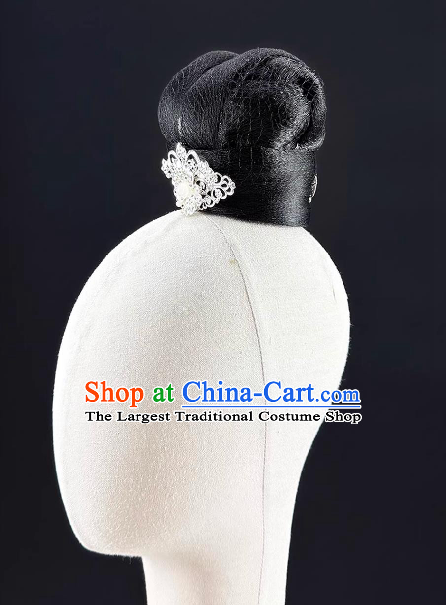Classical Han Tang Dynasty Dance Hua Xiao Yi Endless Longing Dance Headdress Ancient Chinese Stage Performance Headpiece