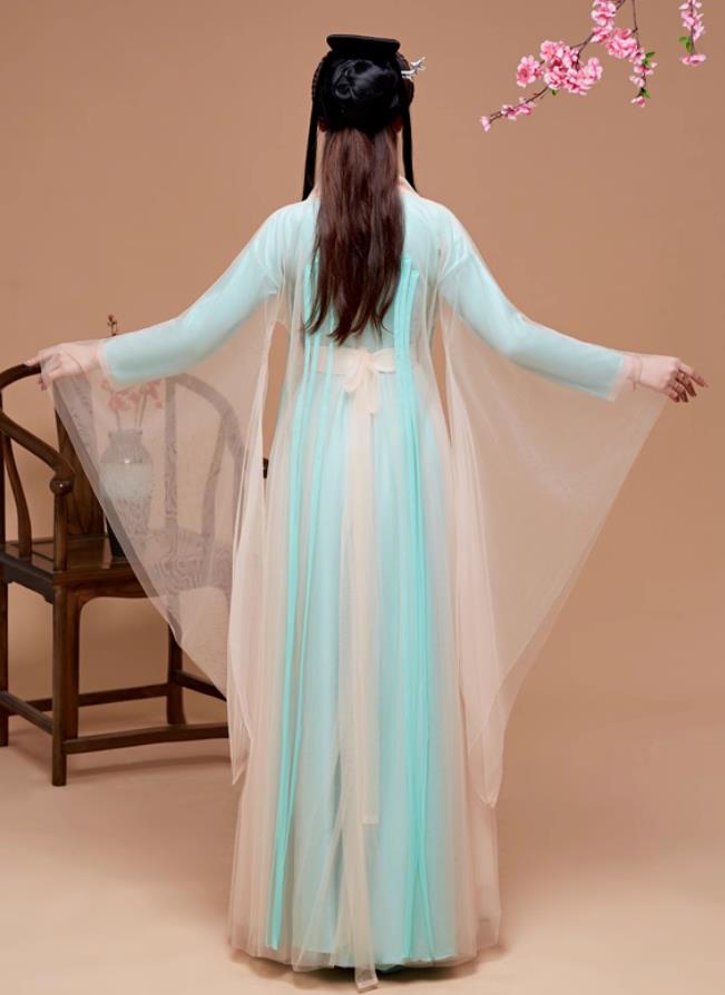 Ancient Hanfu Women Classical Dance Performance Costume Traditional Chinese Fairy Dress