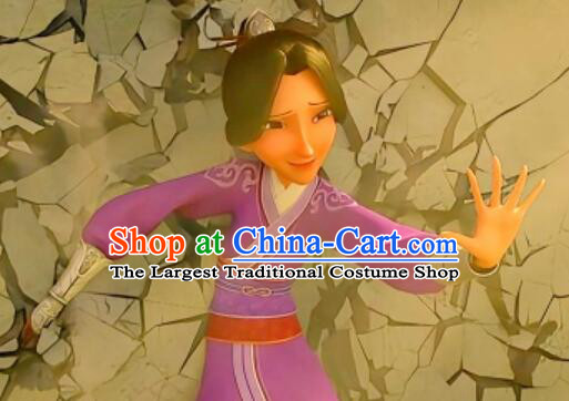 Traditional Chinese Woman Clothing Movie Ne Zha 2 Lady Yin Hanfu Attire Ancient China Swordswoman Costume