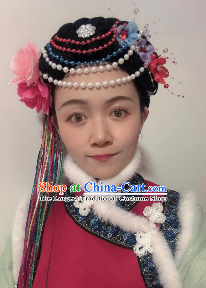 Yunnan Lijiang Naxi Ethnic Daughter Kingdom Headwear Chinese Mosuo Minority Little Moon Hair Hoop