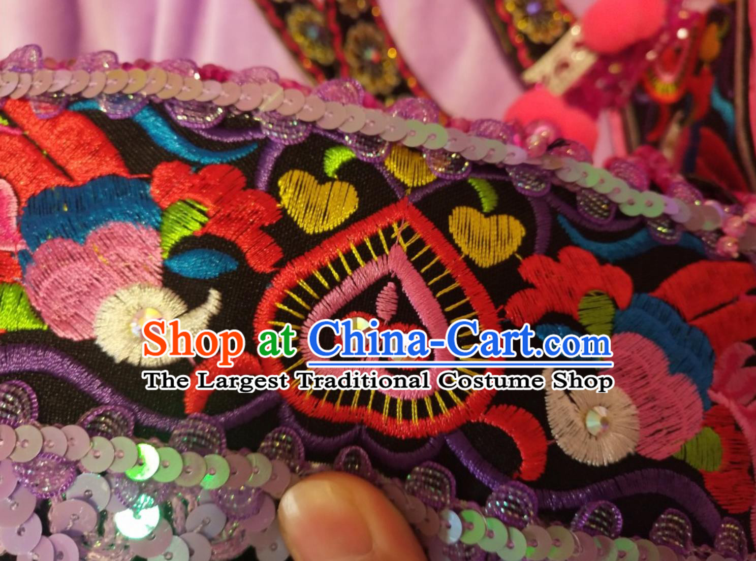 Chinese Yunnan Lijiang Ethnic Hat Lisu Minority Headwear