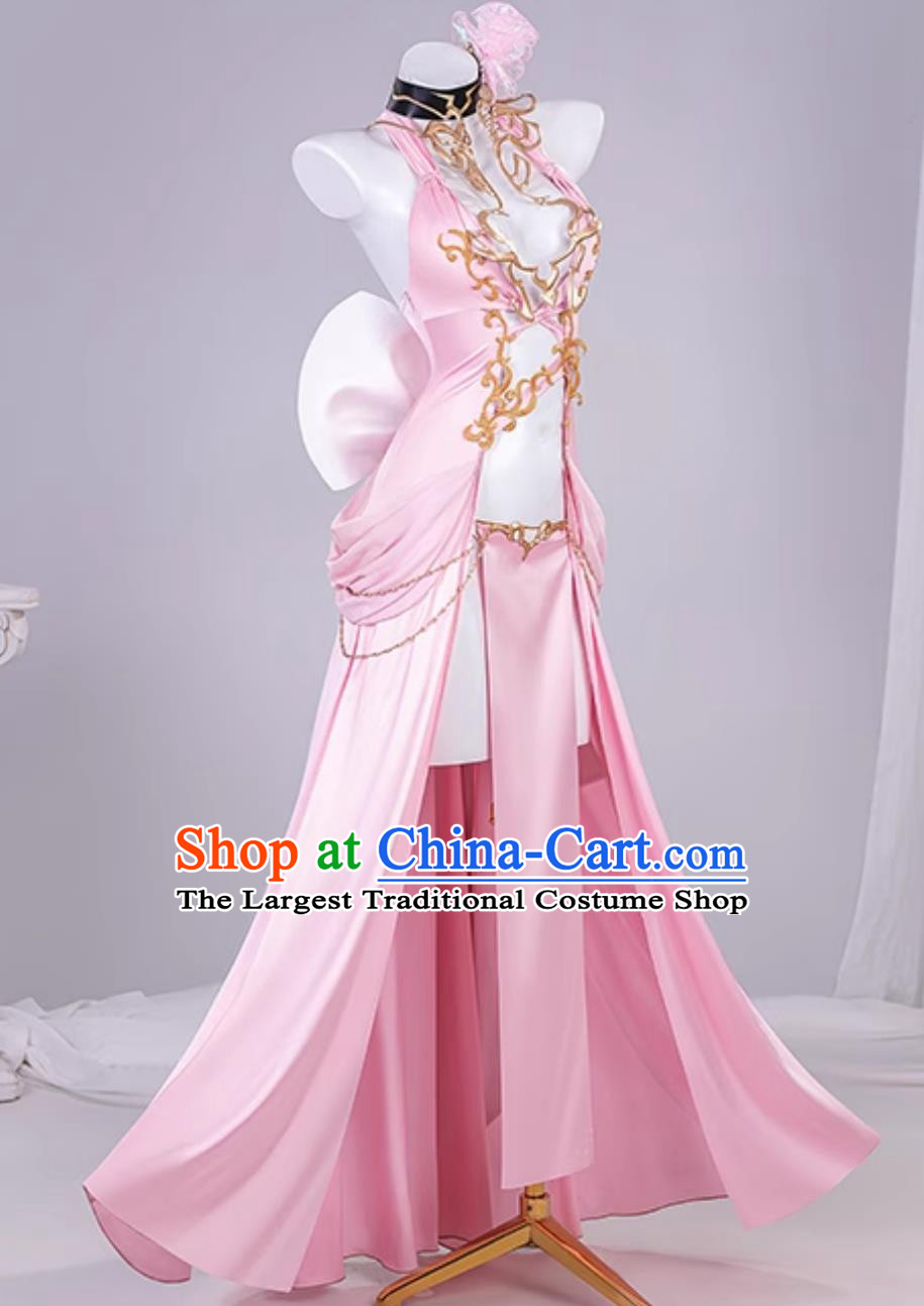 Code Geass Lelouch Of The Rebellion Lost Stories CC Game Cosplay Costume Pink Sexy Dress D Anime Clothing