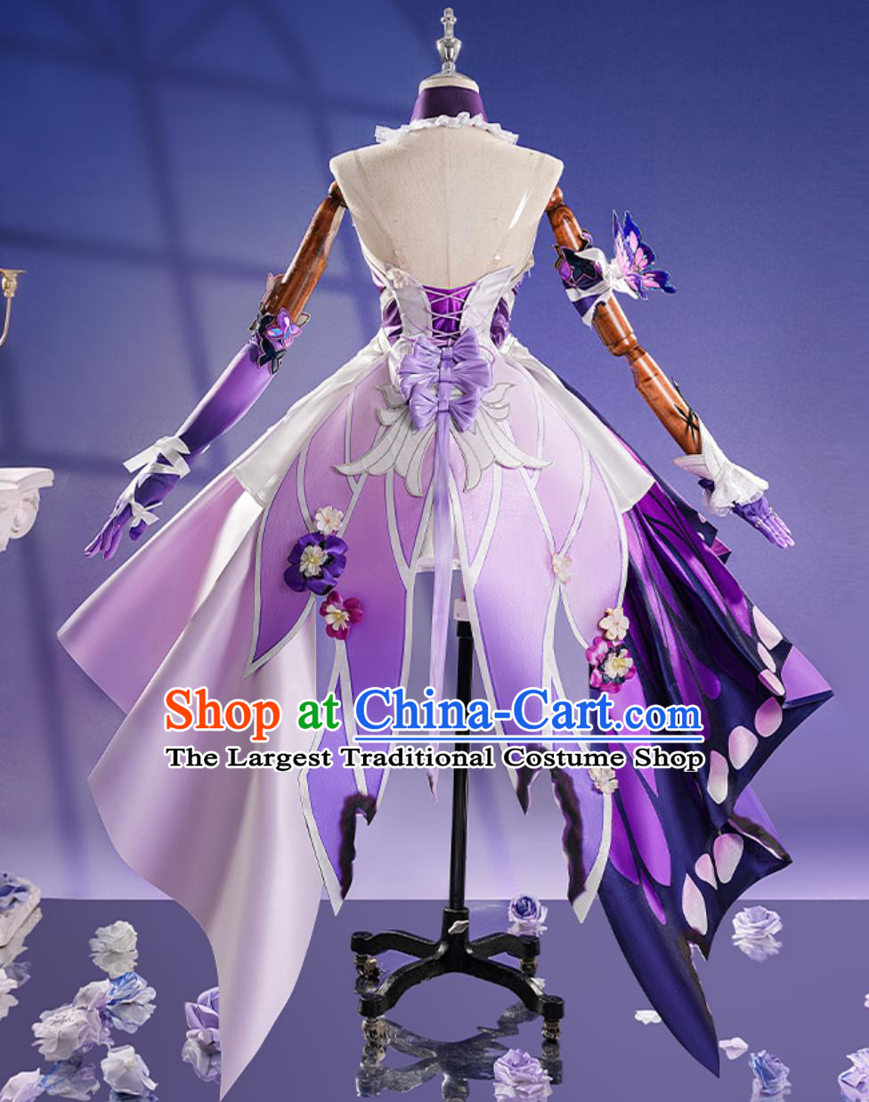 Honkai Star Rail Phantom Butterfly Cosplay Costume Game D Female Outfit Anime Dress Clothing