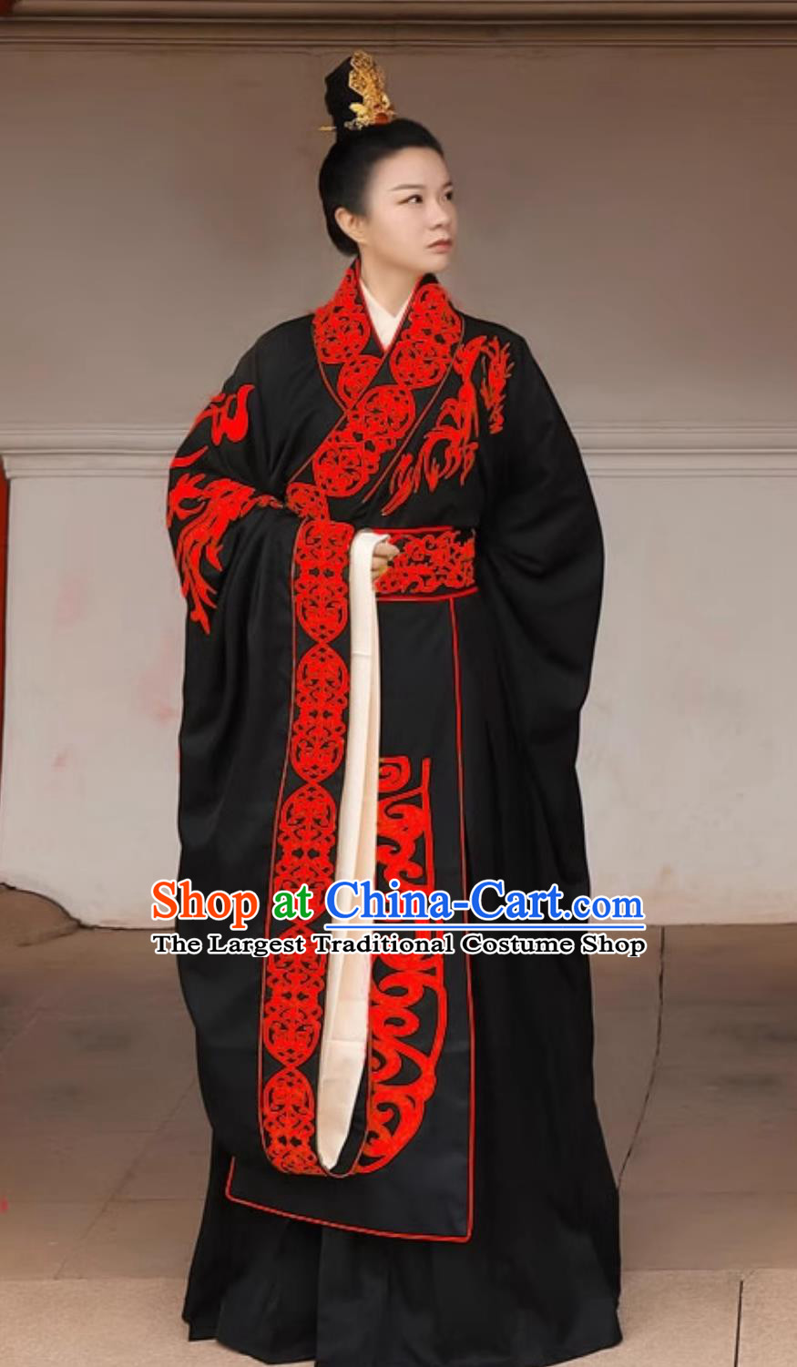 Ancient Bride and Groom Clothing Zhou Dynasty Hanfu Chinese Wedding Gown Embroidered Costumes Set