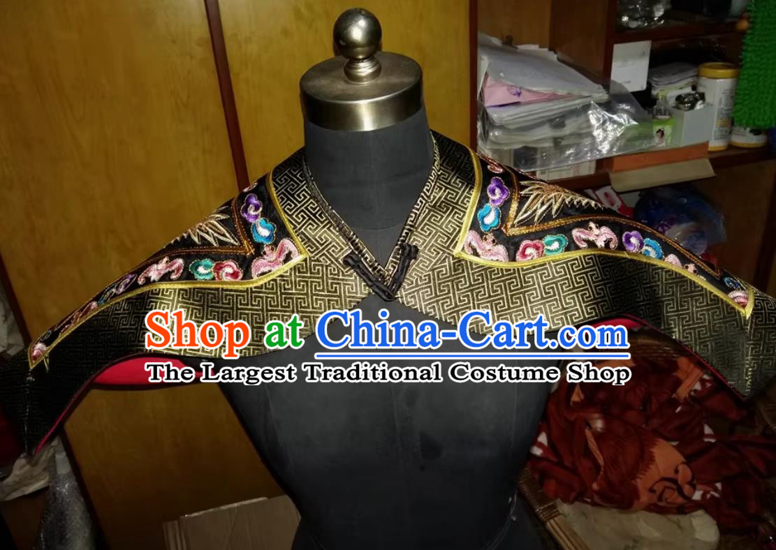 Chinese Opera Costume Film Prop Qing Dynasty Dragon Cloud Shoulder Cape