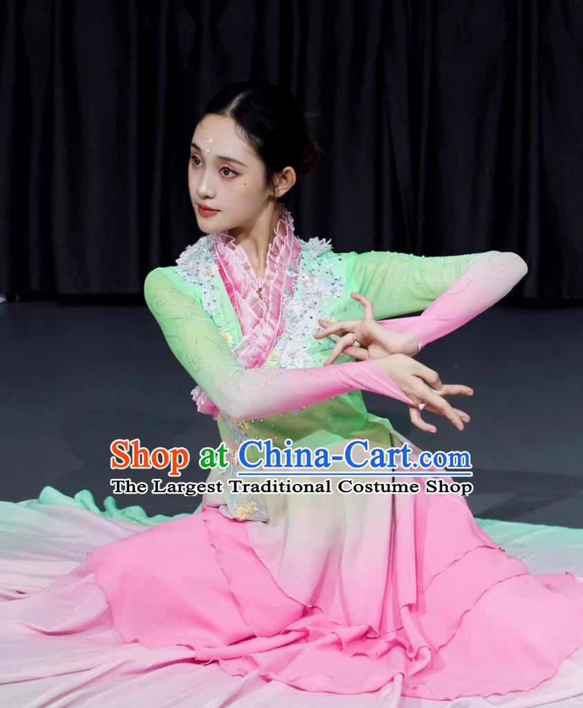 Chinese Han Tang Classical Dance Costume Solo Dance Art Exam Performance Outfit