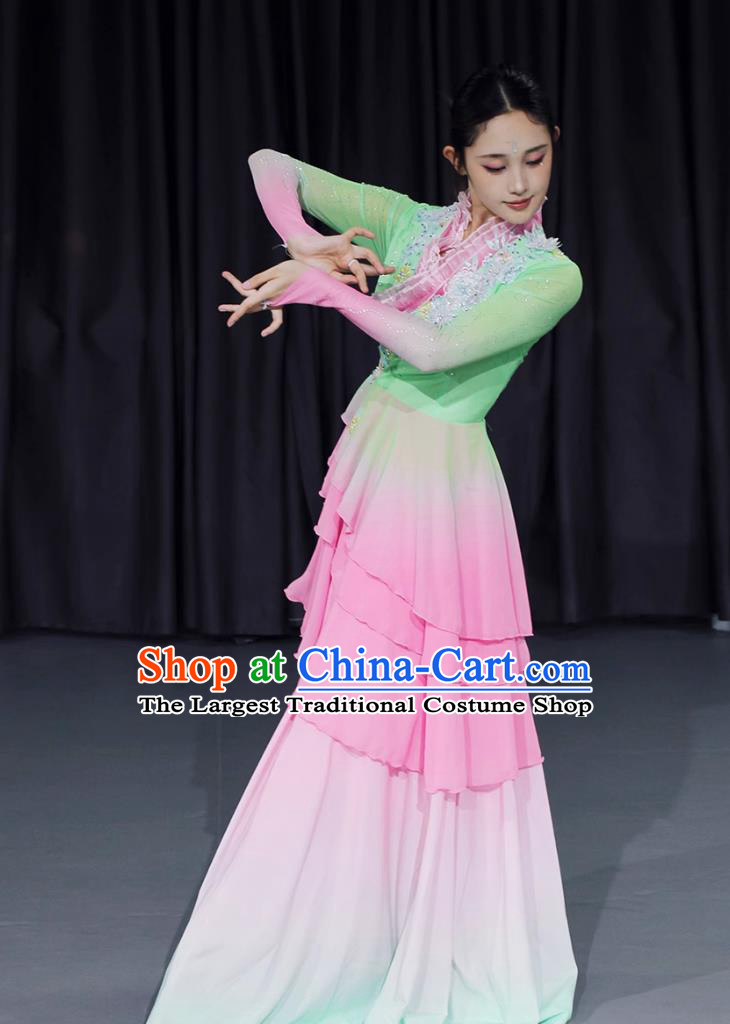 Chinese Han Tang Classical Dance Costume Solo Dance Art Exam Performance Outfit