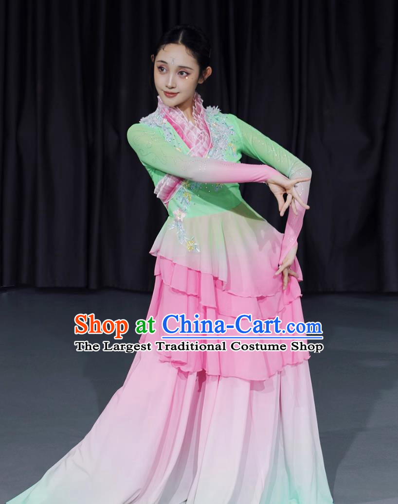 Chinese Han Tang Classical Dance Costume Solo Dance Art Exam Performance Outfit