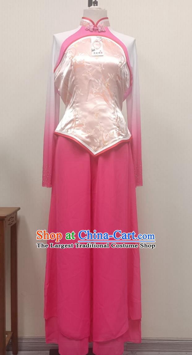 Yangge Team Yangko Costume Festive Event Opening Ceremony Group Women Performance Outfit Dance Attire
