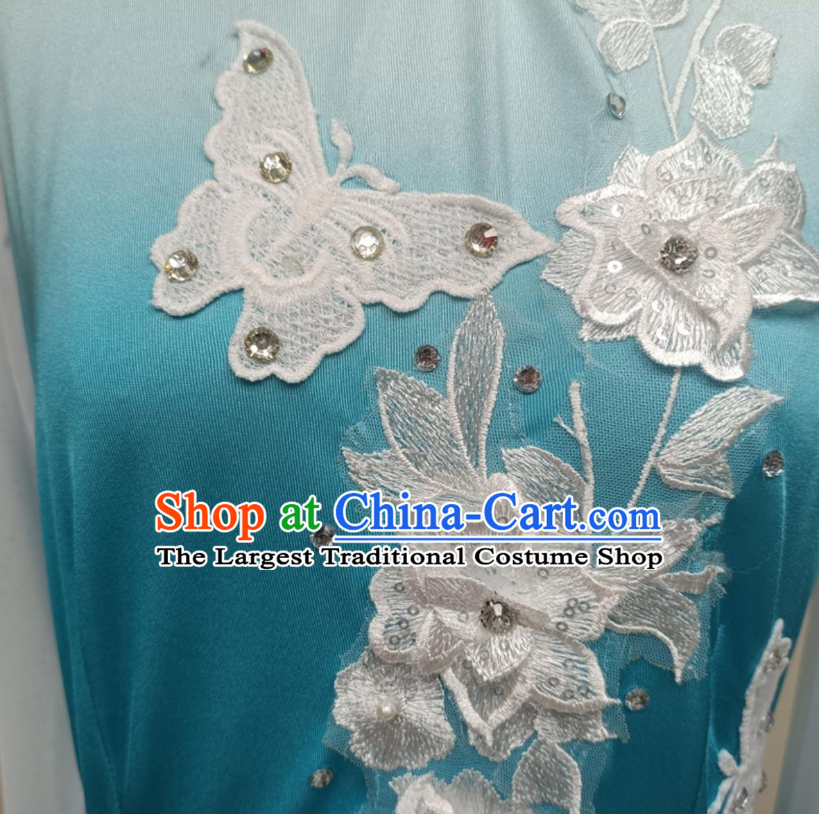 Chinese Dance Performance Costume Dance Competition Women Classical Group Dance Fan Dance Performance Outfit Set