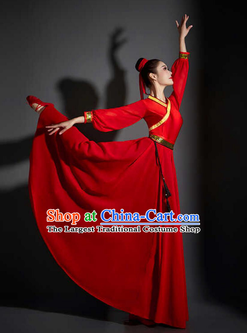Han Tang Style Red Dress Female Knight Dance Costume Wuxia Outfit Chinese Style Ancient Heroine Performance Clothing